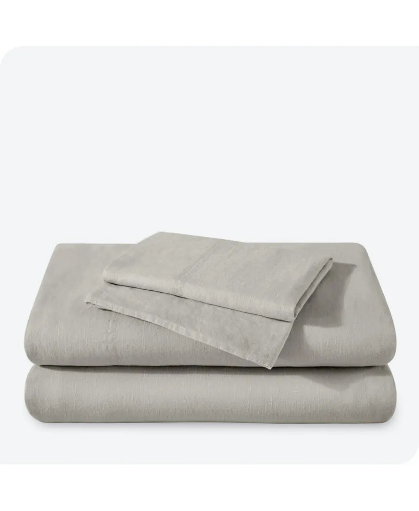 Bare Home Linen Sheet Set Queen