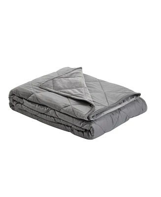 Cozy Tyme Deka 2 1 Warm & Cool Weighted Blanket 8 Pound Twin