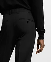 Mango Men's Stretch Fabric Super Slim-Fit Suit Pants