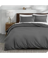 Bare Home Organic Cotton Jersey Duvet Cover Set Full/Queen