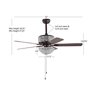 Nori Ceiling Light Fan