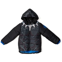 Avengers Toddler Boys Marvel The Hulk Zip Up Winter Coat Puffer Jacket