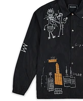 Reason Men's Basquiat King Pleasure Coach Jacket