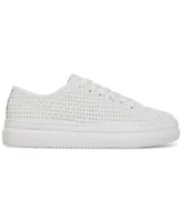 On 34th Women's Lusille Woven Lace-Up Sneakers, Created for Macy's