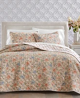 Charter Club Garden Floral Quilt, Full/Queen, Created For Macy's