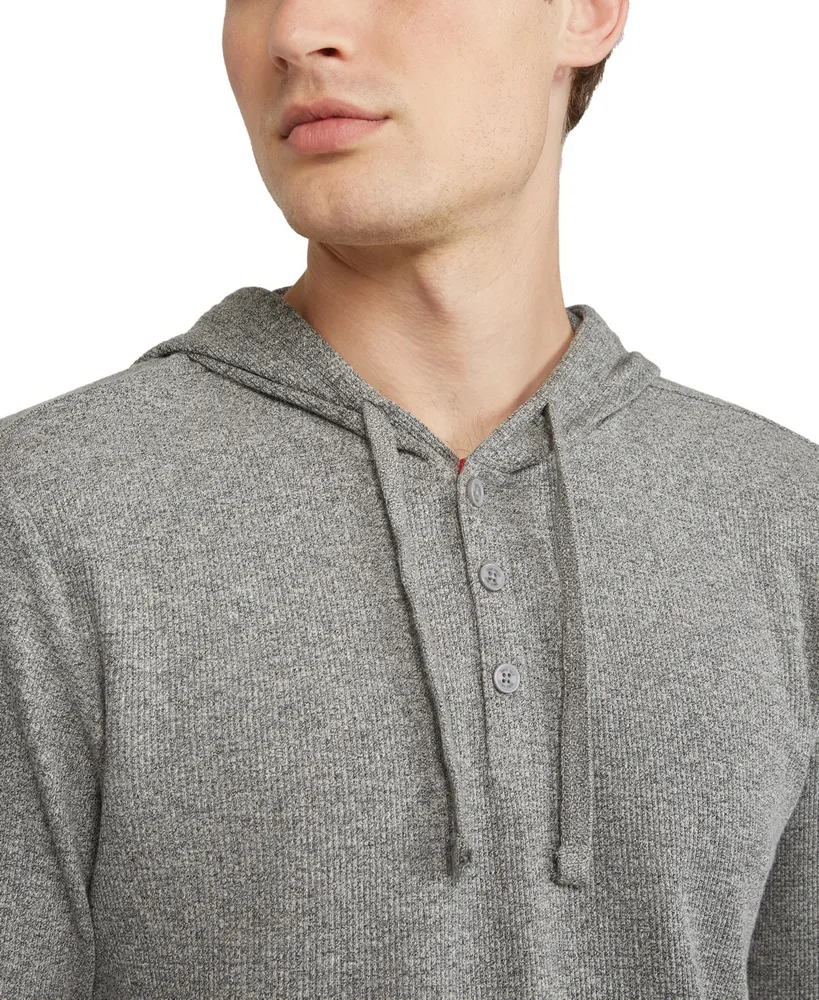 Ecko Unltd Men's Hooded Solid Stunner 2.0 Thermal Sweater