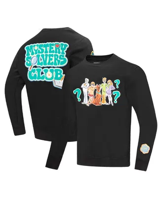 Men's and Women's Freeze Max Black Scooby-Doo Mystery Solving Club Pullover Sweatshirt