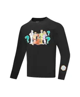 Men's and Women's Freeze Max Black Scooby-Doo Mystery Solving Club Pullover Sweatshirt