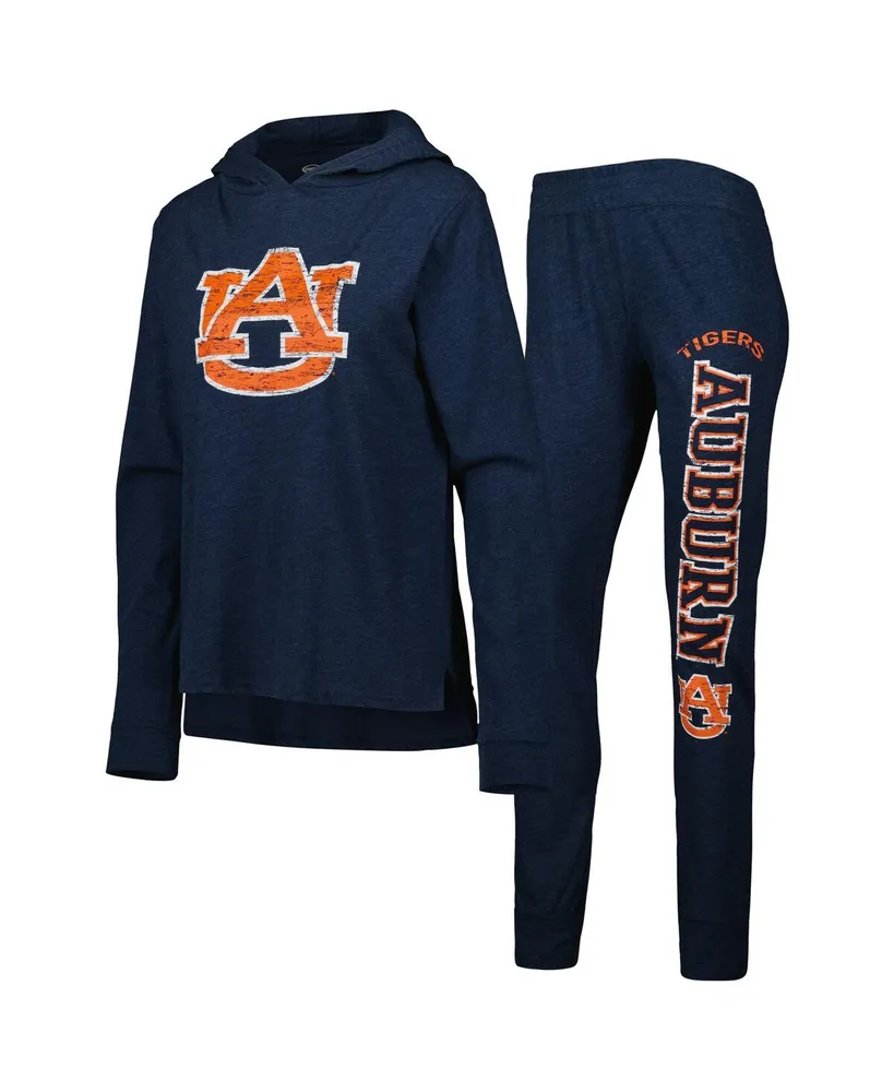 Concepts Sport Women's Concepts Sport Navy Distressed Auburn Tigers Long  Sleeve Hoodie T-shirt and Pants Sleep Set