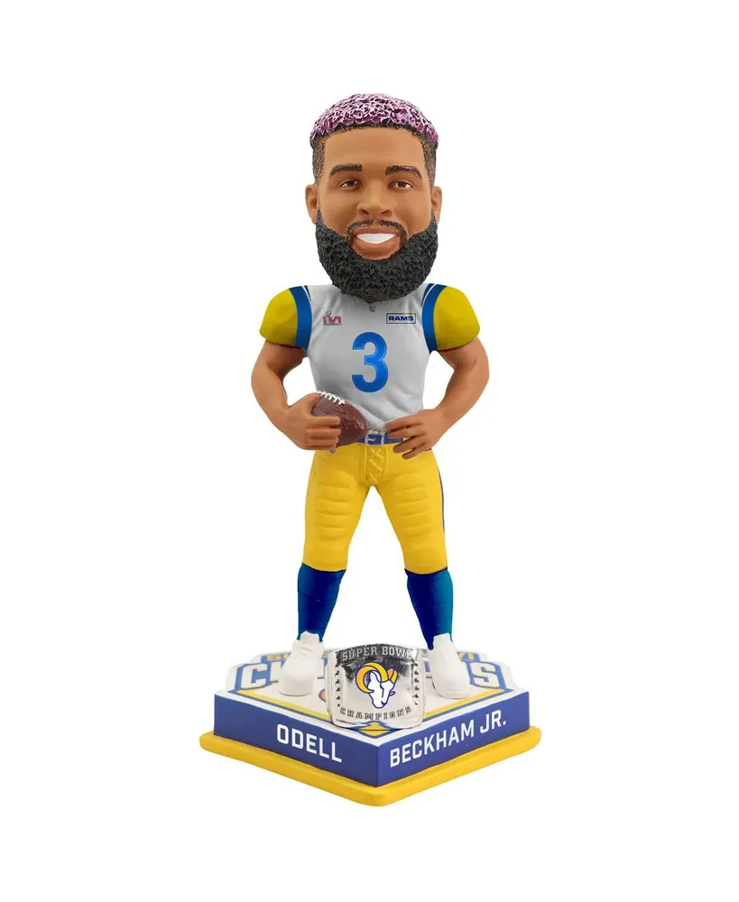 Foco Odell Beckham Jr. Los Angeles Rams Super Bowl Lvi Champions 8'' Bobblehead