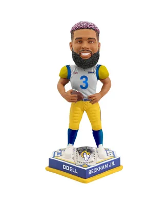 Foco Odell Beckham Jr. Los Angeles Rams Super Bowl Lvi Champions 8'' Bobblehead