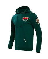 Men's Pro Standard Green Minnesota Wild Classic Pullover Hoodie