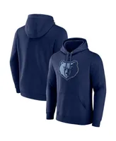 Men's Fanatics Navy Memphis Grizzlies Primary Logo Pullover Hoodie