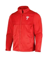 Men's Dunbrooke Heather Red Philadelphia Phillies Explorer Full-Zip Jacket