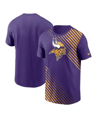 Men's Nike Purple Minnesota Vikings Yard Line Fashion Asbury T-shirt