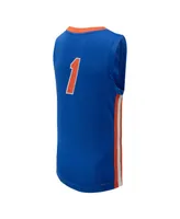 Big Boys Jordan #1 Royal Florida Gators Team Replica Basketball Jersey