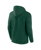 Men's Fanatics Green Oakland Athletics Offensive Line Up Full-Zip Hoodie