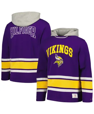 Men's Tommy Hilfiger Purple Minnesota Vikings Ivan Fashion Pullover Hoodie