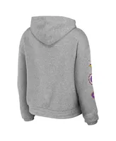 Women's Wear by Erin Andrews Heather Gray Minnesota Vikings Full-Zip Hoodie