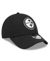 Youth Boys New Era Black Pittsburgh Steelers Main B-Dub 9FORTY Adjustable Hat