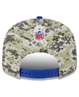 Youth Boys New Era Camo, Royal Buffalo Bills 2023 Salute To Service 9FIFTY Snapback Hat