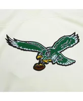 Men's Mitchell & Ness Randall Cunningham Cream Philadelphia Eagles Chainstitch Legacy Jersey