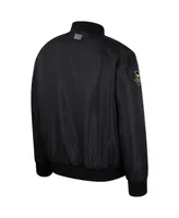 Men's Colosseum Black Ucf Knights Full-Zip Bomber Jacket