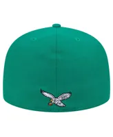 Men's New Era Kelly Green Philadelphia Eagles City Originals 59FIFTY Fitted Hat