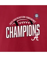 Men's Fanatics Crimson Alabama Crimson Tide 2023 Sec Football Conference Champions T-shirt