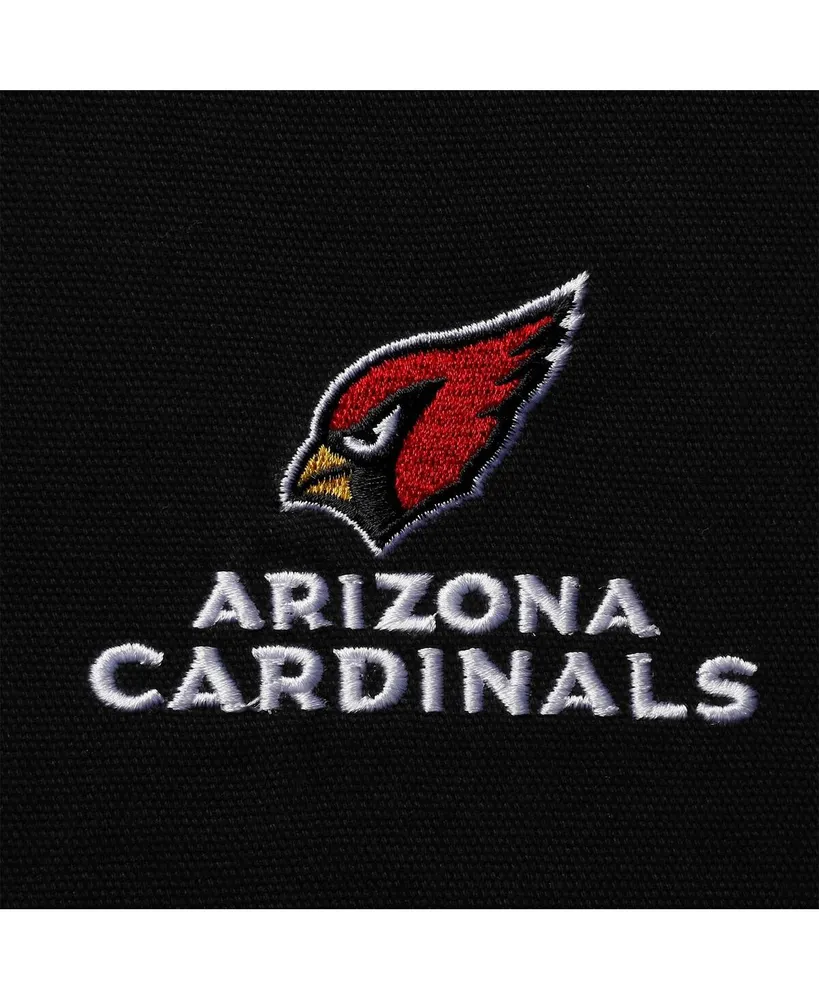 Men's Dunbrooke Black Arizona Cardinals Dakota Cotton Canvas Hooded Jacket