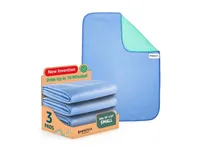 Pack of 3 Washable Underpad - 18" x 24" - Small