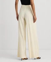 Lauren Ralph Women's Pleated Palazzo Pants