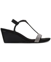 Style & Co Women's Mulan Embellished Wedge Sandals, Created Macy's