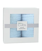 Comfy Cubs Muslin Washcloths, Pack of 10 with Gift Box