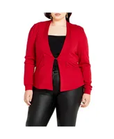 Plus Size Piping Praise Jacket