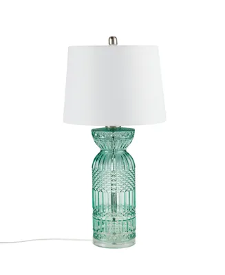 510 Design Luxuria Textured Glass and Acrylic Base Table Lamp