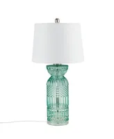 510 Design Luxuria Textured Glass and Acrylic Base Table Lamp