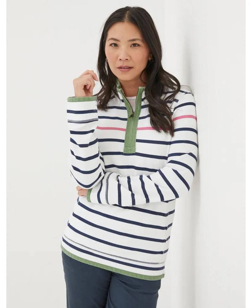 Fat Face Women's Airlie Breton Stripe Sweatshirt