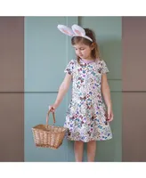 Mightly Girls Fair Trade Organic Cotton Short Sleeve Drop Waist Dress