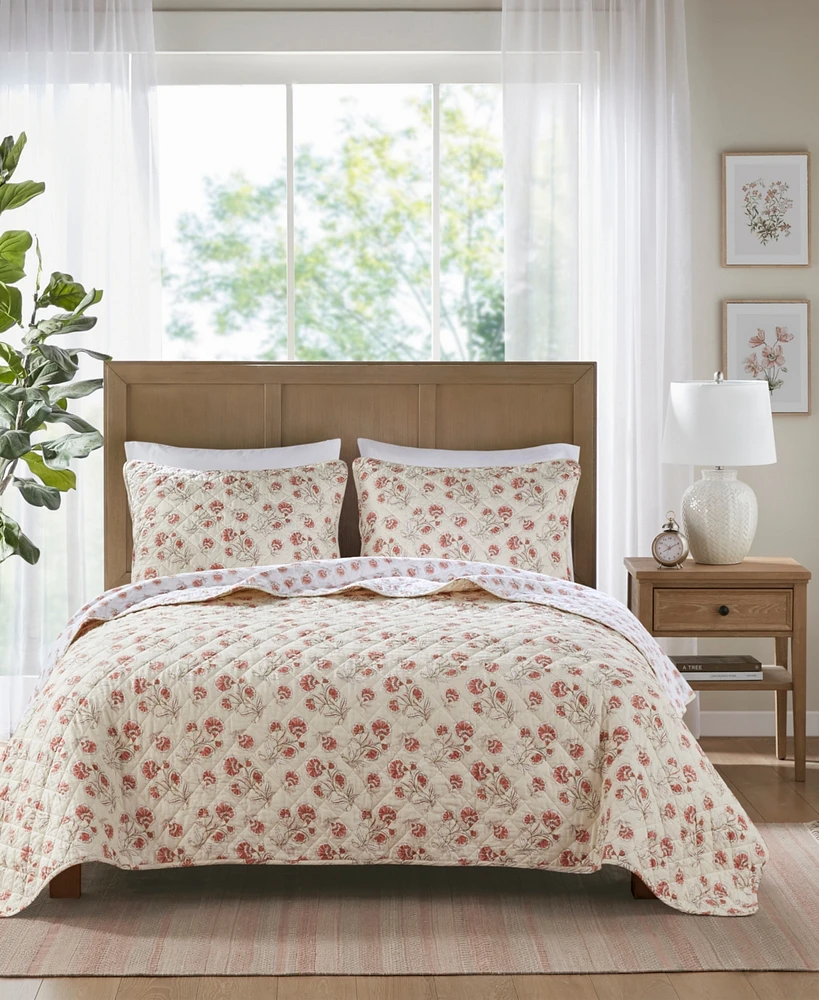 Madison Park Kinsley 100% Cotton Reversible -Pc. Quilt Set