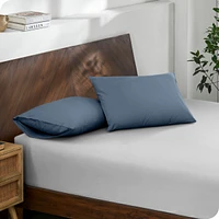 Bare Home Organic Cotton Percale Pillowcase Set Queen