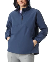 Bass Outdoor Women's Ripstop Stow-able Half-Zip Jacket