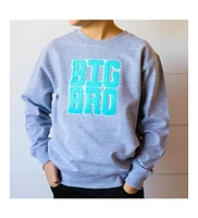 Little and Big Boys Bro Patch Sweatshirt