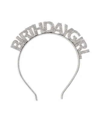 Child Girl's Silver Birthday Girl Headband