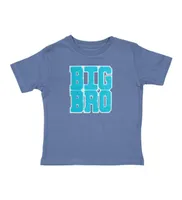 Little and Big Boys Bro Patch Short Sleeve T-Shirt