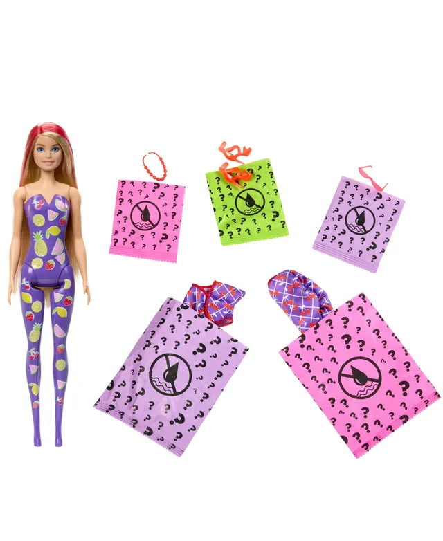 Barbie Color Reveal Doll with 6 Surprises, Rainbow Galaxy Series-Style May  Vary - Macy's