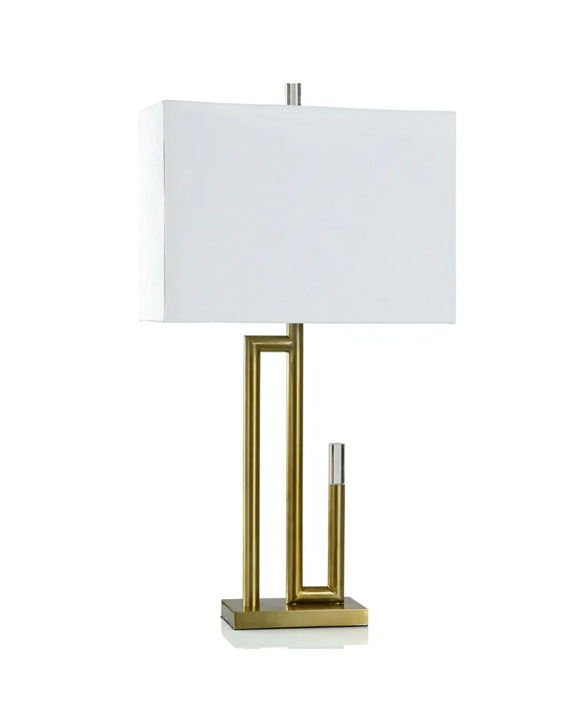 31.25" Antique-Like Abstract Bar Design Table Lamp