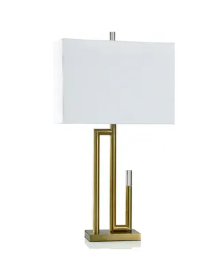 31.25" Antique-Like Abstract Bar Design Table Lamp