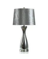 31" Subdued Elegant Table Lamp with Velvet Shade