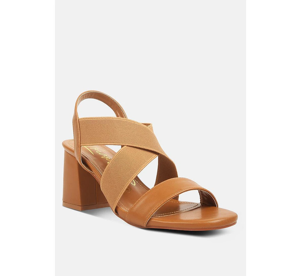 Women's Comfortable Straps Block Heel Sandals